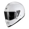 Casco Integrale Scorpion Exo-HX1 SOLID -Moto Sconto scorpion casque modulaire street fight exo hx1 solid moto scooter blanc