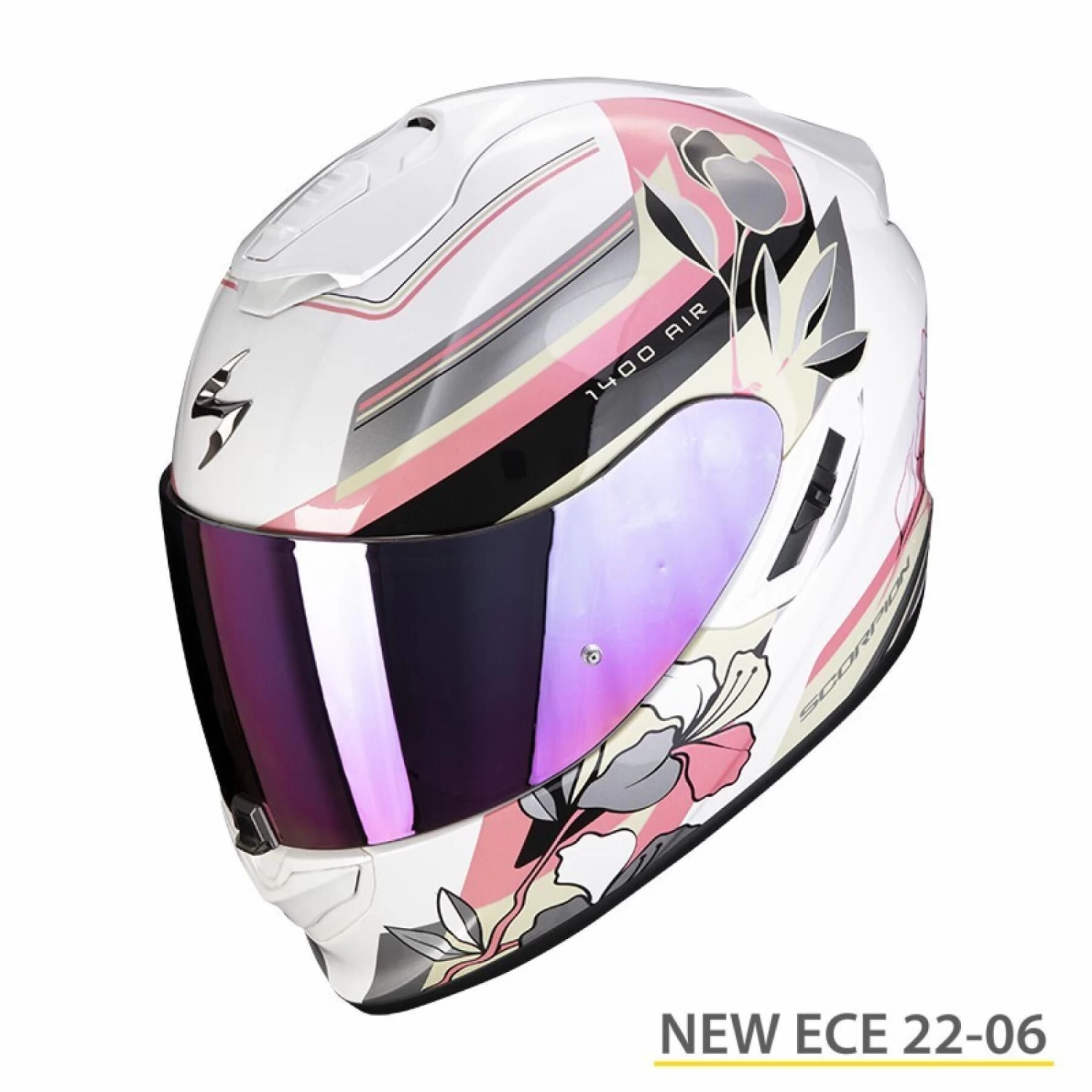 Casco Integrale Da Moto Scorpion Exo-1400 Evo Air Gaia ECE 22-06 3 Casco Integrale Da Moto Scorpion Exo-1400 Evo Air Gaia ECE 22-06