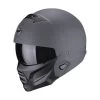 Casco Da Moto Jet Scorpion Exo-Combat II Graphite ECE 22-06 -Moto Sconto scorpion 182 360 289 02