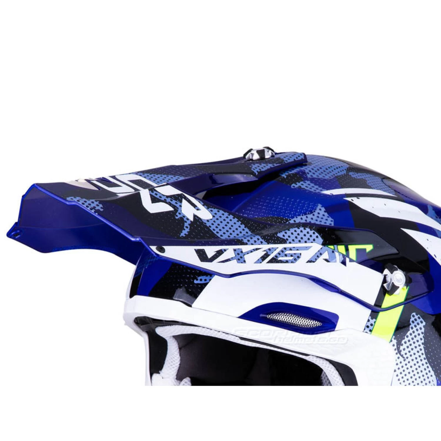 Visiera Per Casco Da Moto Scorpion VX-16 Air Peak Waka 3 Visiera Per Casco Da Moto Scorpion VX-16 Air Peak Waka