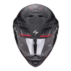 Policarbonato Casco Modulare Scorpion Adx-2 Carrera Nero Rosso -Moto Sconto scorpion adx2 carrera rosso 3