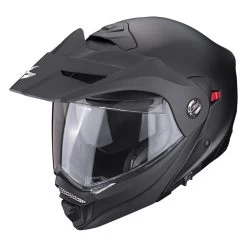 Policarbonato Casco Modulare Scorpion Adx-2 Solid Nero Opaco