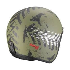Custom Casco Scorpion Belfast Evo Nevada Verde Opaco -Moto Sconto scorpion belfast evo nevada verde 3