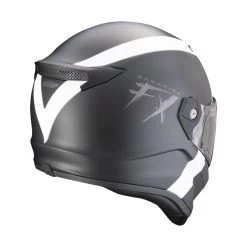 Fibra Casco Scorpion Covert Fx Gallus Nero Opaco Bianco 7 Fibra Casco Scorpion Covert Fx Gallus Nero Opaco Bianco -Moto Sconto scorpion covert fx gallus nero 3