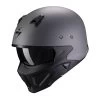 Mentoniera Removibile Scorpion Covert X Solid Grigio Opaco
