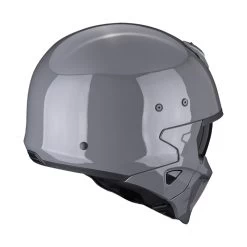 Mentoniera Removibile Scorpion Covert X Solid Cement Grigio -Moto Sconto scorpion covertx solid cement grigio 3