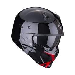Mentoniera Removibile Casco Scorpion Covert X Tanker Nero Rosso -Moto Sconto scorpion covertx tanker helmet nerorosso 3