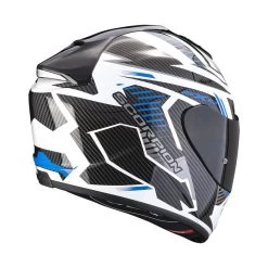 Fibra Scorpion Exo 1400 Evo Air Shell Bianco Blu -Moto Sconto scorpion exo1400 air shell biancoblu 3