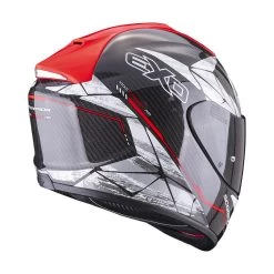 Fibra Casco Scorpion Exo-1400 Carbon Air Aranea Rosso 7 Fibra Casco Scorpion Exo-1400 Carbon Air Aranea Rosso -Moto Sconto scorpion exo1400 carbon air aranea rosso 3