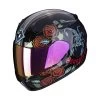 Policarbonato Casco Scorpion Exo 390 Chica 2 Nero Blu Rosso