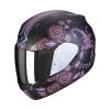 Policarbonato Casco Scorpion Exo 390 Chica 2 Nero Opaco Rosa -Moto Sconto scorpion exo390 air chica2 nerorosa
