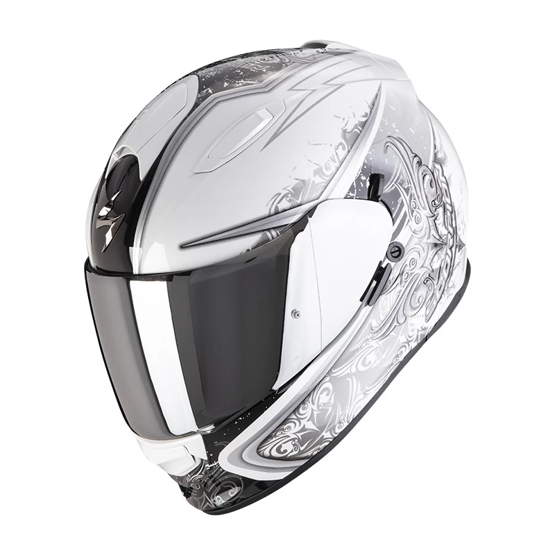 Policarbonato Casco Scorpion Exo 491 Run Bianco Nero 3 Policarbonato Casco Scorpion Exo 491 Run Bianco Nero