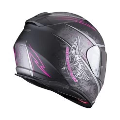 Policarbonato Casco Scorpion Exo 491 Run Nero Opaco Rosa -Moto Sconto scorpion exo491 run neromattrosa 3