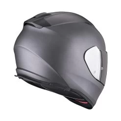 Policarbonato Casco Scorpion Exo 491 Solid Antracite Opaco 6 Policarbonato Casco Scorpion Exo 491 Solid Antracite Opaco -Moto Sconto scorpion exo491 solid antracite 3