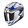 Policarbonato Scorpion Exo 520 Evo Air Elan Bianco Blu -Moto Sconto scorpion exo520 evo elan blu