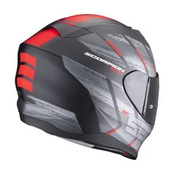 Policarbonato Scorpion Exo 520 Evo Air Maha Nero Opaco Rosso -Moto Sconto scorpion exo520 evo maha rosso 3