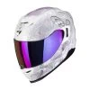 Policarbonato Scorpion Exo 520 Evo Air Melrose Bianco Rosa -Moto Sconto scorpion exo520 evo melrose biancorosa