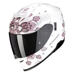 Policarbonato Casco Scorpion Exo 520 Air Tina Bianco Argento