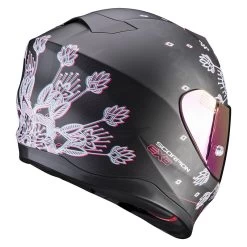 Policarbonato Casco Scorpion Exo 520 Air Tina Nero Argento -Moto Sconto scorpion exo520air tina nero 3