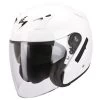 Policarbonato Scorpion Exo-220 Solid Bianco 2 Policarbonato Scorpion Exo-220 Solid Bianco -Moto Sconto scorpion exo 220 bianco