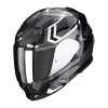 Policarbonato Casco Scorpion Exo 491 Spin Nero Bianco -Moto Sconto scorpion exo 491 spin nerobianco