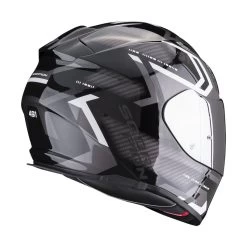 Policarbonato Casco Scorpion Exo 491 Spin Nero Bianco -Moto Sconto scorpion exo 491 spin nerobianco 3