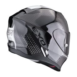 Policarbonato Scorpion Exo 520 Evo Air Laten Nero Bianco -Moto Sconto scorpion exo 520 evo laten bianco 3