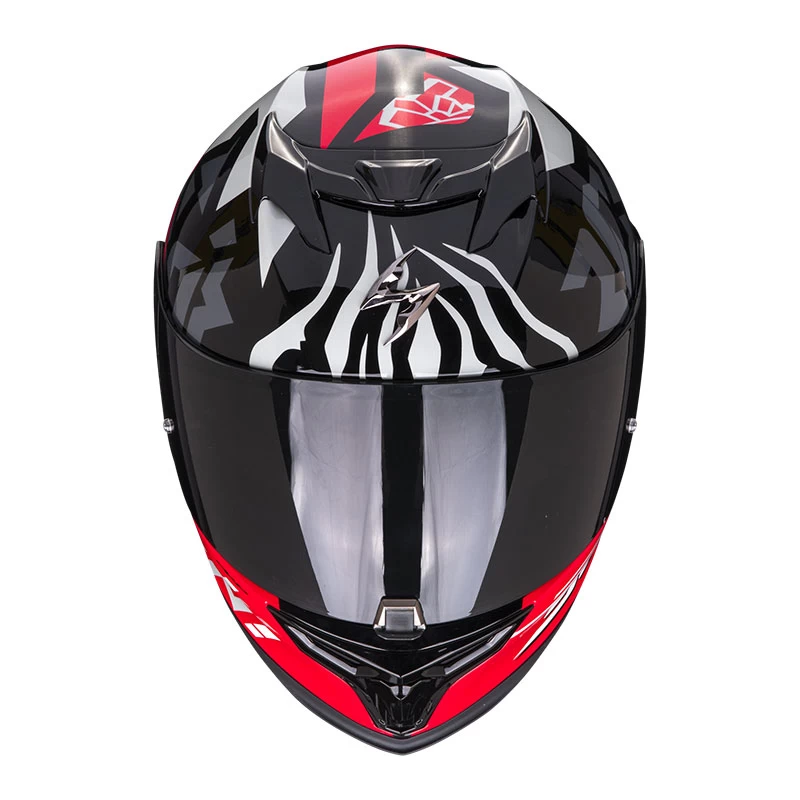 Policarbonato Scorpion Exo 520 Evo Air Rok Bagoros Nero Rosso 4 Policarbonato Scorpion Exo 520 Evo Air Rok Bagoros Nero Rosso - immagine 2