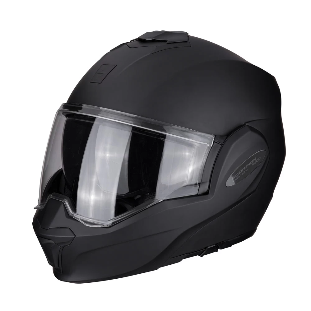 Policarbonato Casco Modulare Scorpion Exo Tech Solid Nero Opaco 3 Policarbonato Casco Modulare Scorpion Exo Tech Solid Nero Opaco