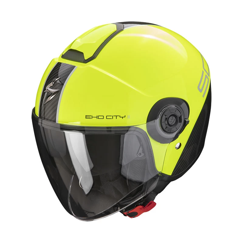 Policarbonato Casco Scorpion Exo City 2 Carbo Giallo Nero 3 Policarbonato Casco Scorpion Exo City 2 Carbo Giallo Nero