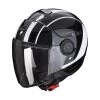 Policarbonato Casco Scorpion Exo City Scoot Nero Bianco