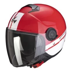 Policarbonato Casco Scorpion Exo City Strada Rosso