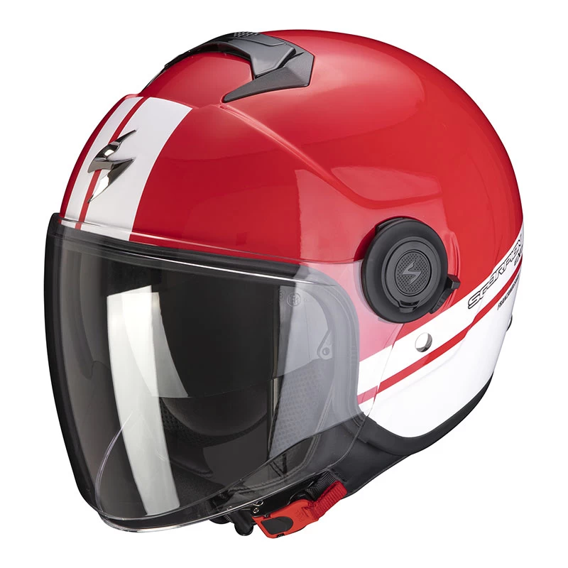 Policarbonato Casco Scorpion Exo City Strada Rosso 3 Policarbonato Casco Scorpion Exo City Strada Rosso