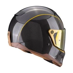 Fibra Casco Scorpion Exo-hx1 Carbon Se Nero Oro -Moto Sconto scorpion exohx1 se gold 3