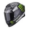 Fibra Scorpion Exo R1 Fabio Monster Replica Nero Argento -Moto Sconto scorpion exor1 fabioreplica argento