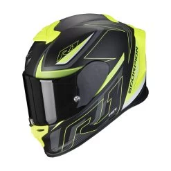 Fibra Scorpion Exo R1 Evo Air Gaz Nero Opaco Giallo