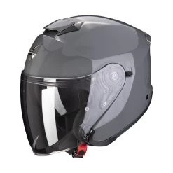 Fibra Casco Jet Scorpion Exo S1 Solid Grigio Cemento