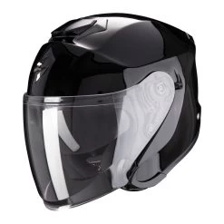 Fibra Casco Jet Scorpion Exo S1 Nero Lucido