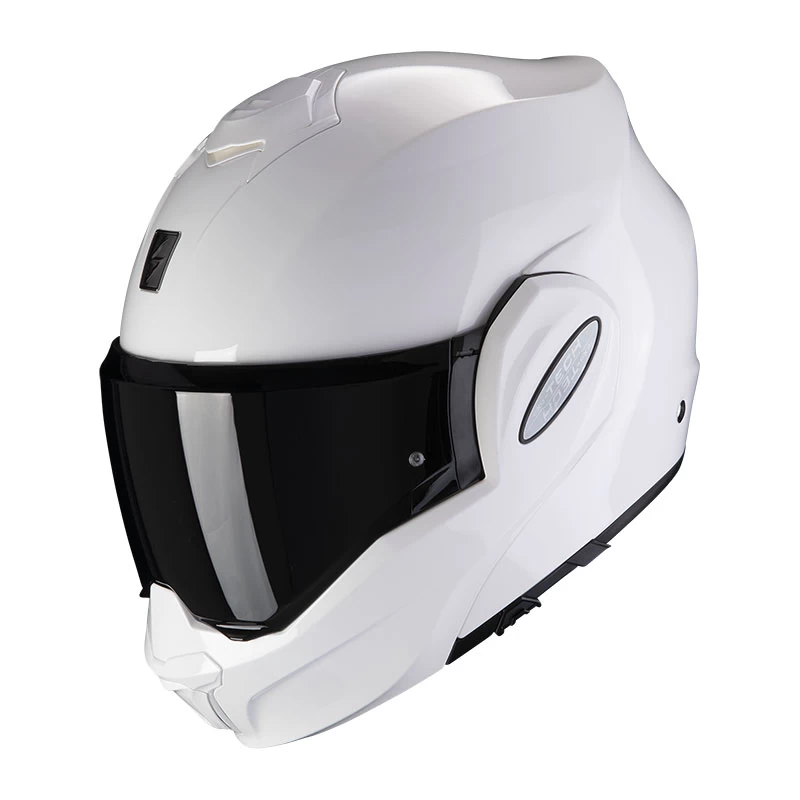 Policarbonato Casco Scorpion Exo Tech Evo Solid Bianco 4 Policarbonato Casco Scorpion Exo Tech Evo Solid Bianco - immagine 2