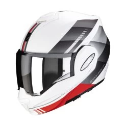 Policarbonato Casco Scorpion Exo Tech Evo Genre Bianco Argento