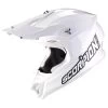 Policarbonato Casco Scorpion Vx-16 Evo Air Solid Bianco -Moto Sconto scorpion vx16 evo air solid bianco