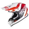 Policarbonato Casco Scorpion Vx-16 Evo Air Soul Bianco Rosso -Moto Sconto scorpion vx16 evo air soul rosso