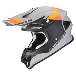 Policarbonato Casco Scorpion Vx-16 Evo Air Spectrum Arancio