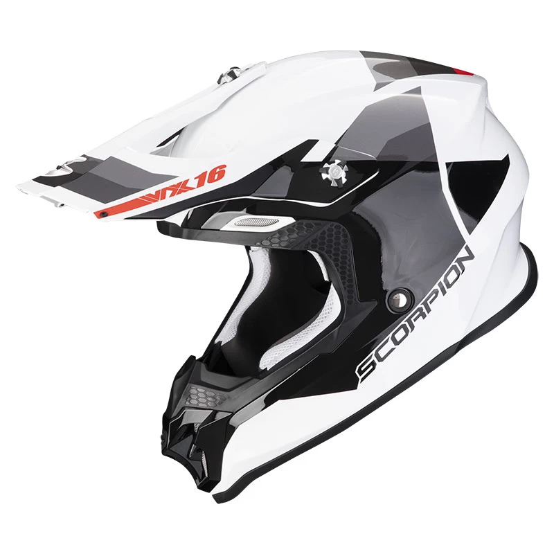 Policarbonato Casco Scorpion Vx-16 Evo Air Spectrum Bianco 3 Policarbonato Casco Scorpion Vx-16 Evo Air Spectrum Bianco