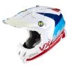 Fibra Casco Scorpion Vx-22 Air Ares Bianco Blu Rosso -Moto Sconto scorpion vx22 air ares biancoblurosso