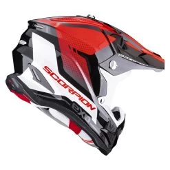 Fibra Casco Scorpion Vx-22 Air Attis Nero Rosso -Moto Sconto scorpion vx22 air attis rosso 3